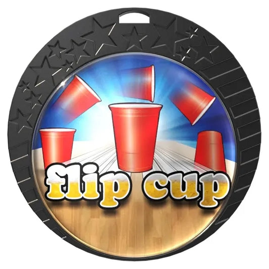 Black Star Medallion with Full Color Insert