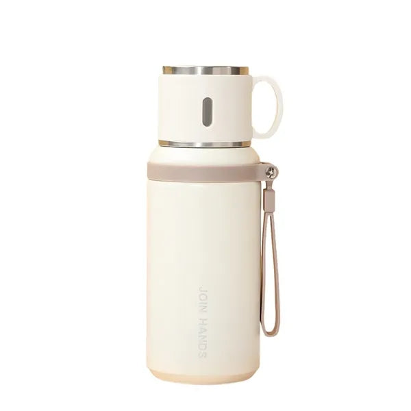 20oz Stainless Steel Insulated Bottle with Travel Cup