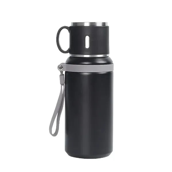 20oz Stainless Steel Insulated Bottle with Travel Cup