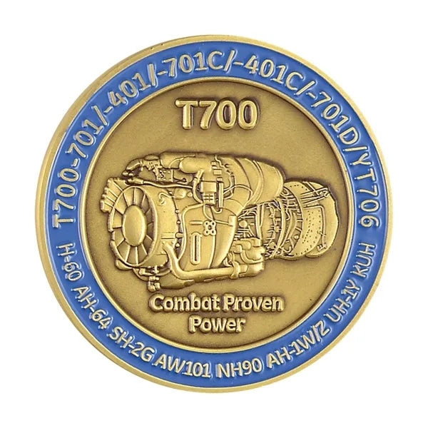 2" Custom Challenge Coin Double Sided Struck Brass