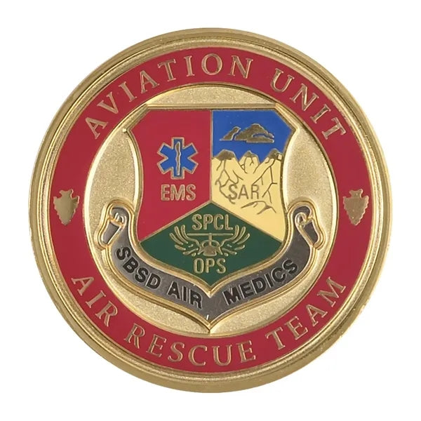 2" Custom Challenge Coin Double Sided Struck Brass