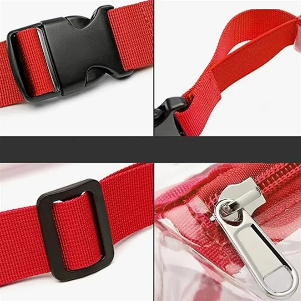15L Custom Clear Fanny Pack with Adjustable Strap