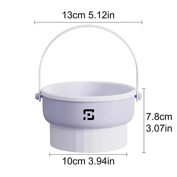 3" In 1 Silicone Makeup Brush Cleaner Bowl
