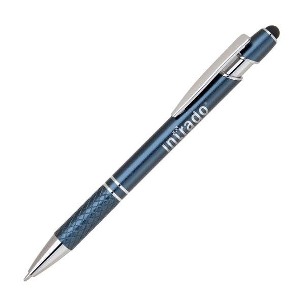 Aluminum ballpoint pen with stylus