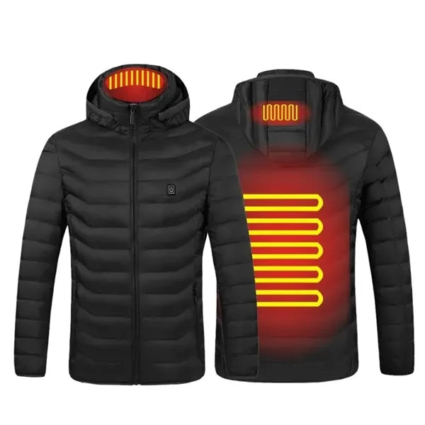 Heated Jacket with Hood