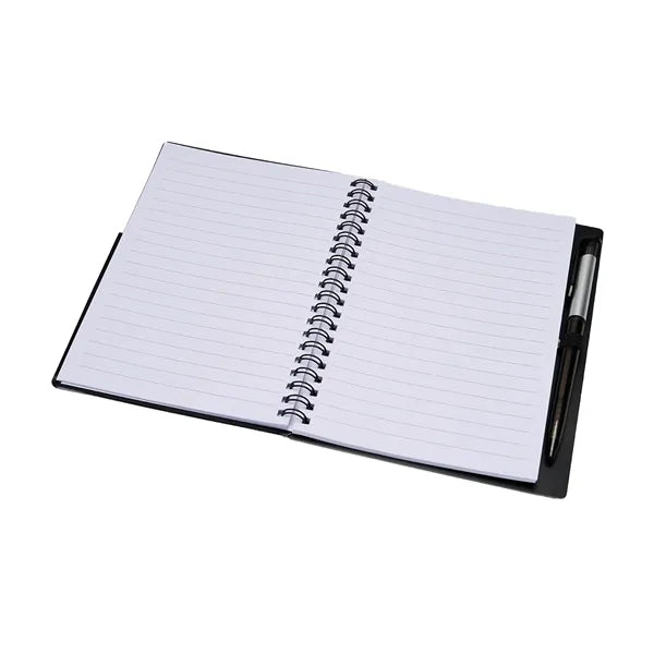 Wavy Design PP Cover RIng Notebook with Matching Pens