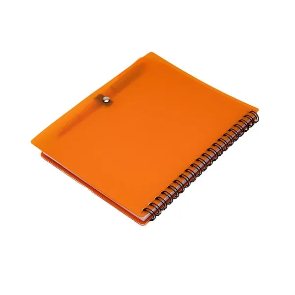 Wavy Design PP Cover RIng Notebook with Matching Pens