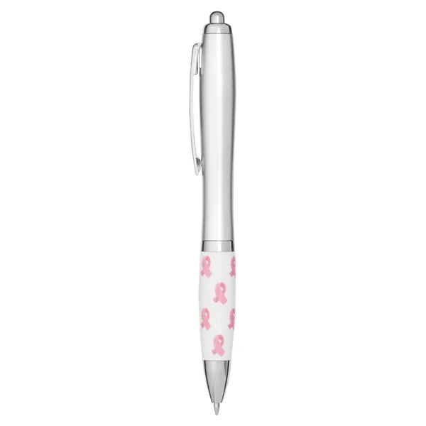 Breast Cancer Awareness Pink Ribbon Recycled ABS Ballpoin...