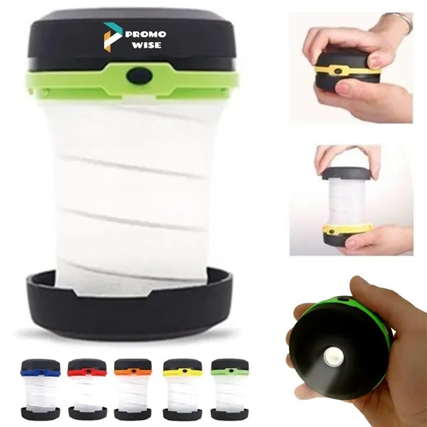 Collapsible Waterproof Pop-Up LED Camping Light with Handle