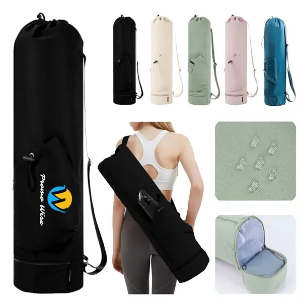 Yoga Mat Gym Bag Zipper Holder for Beach Training Travel