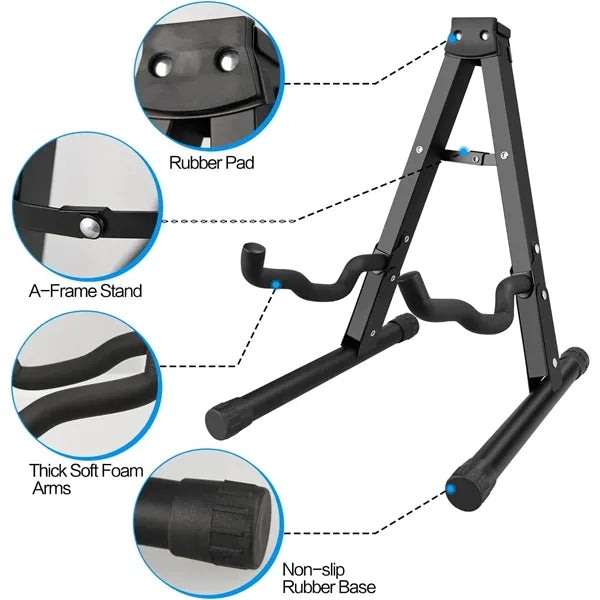 Eco-Friendly Portable Folding Guitar Stand