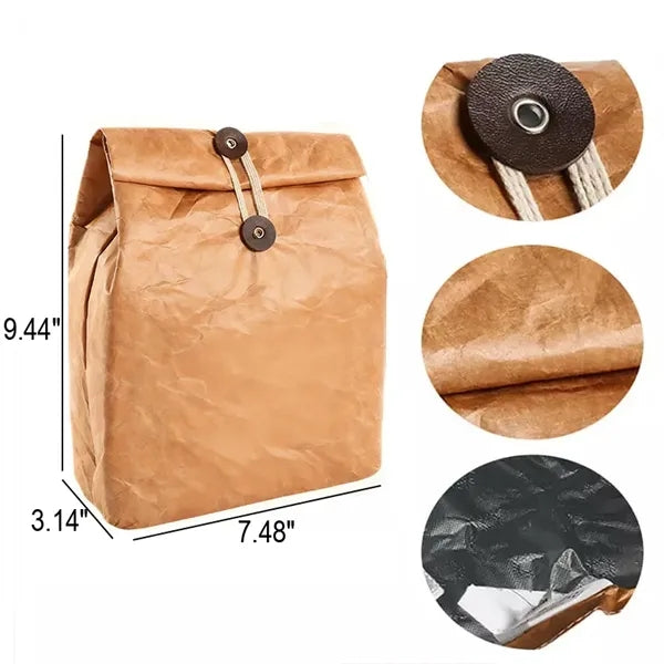 Waterproof Insulated Lunch Bag with 2 Buckles
