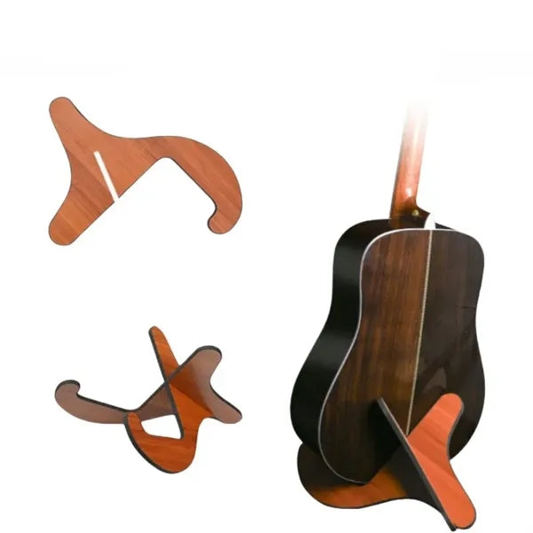 Eco-Friendly Wood Guitar Stand Bulk