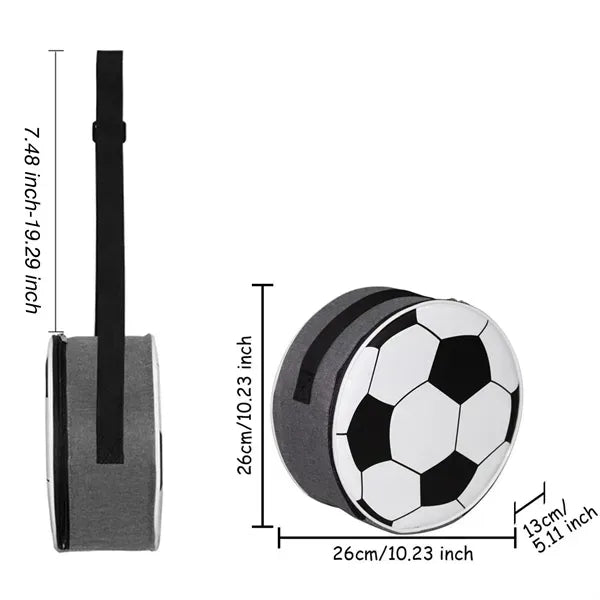 Football Insulated Thermal Cooling Lunch Shoulder Bag