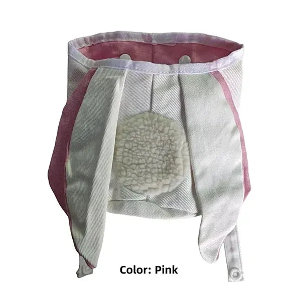 Easter Cotton Linen Cute Bunny Ears Tote Bag