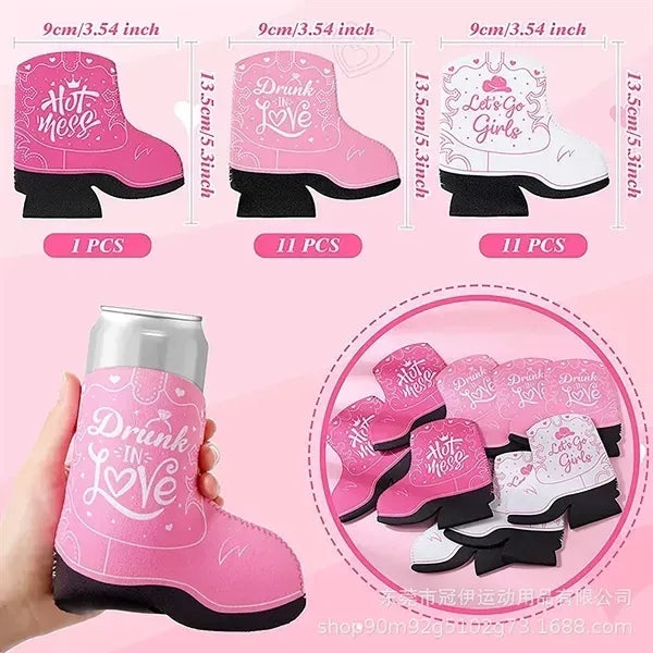 Shoe-shaped cola cup sleeve