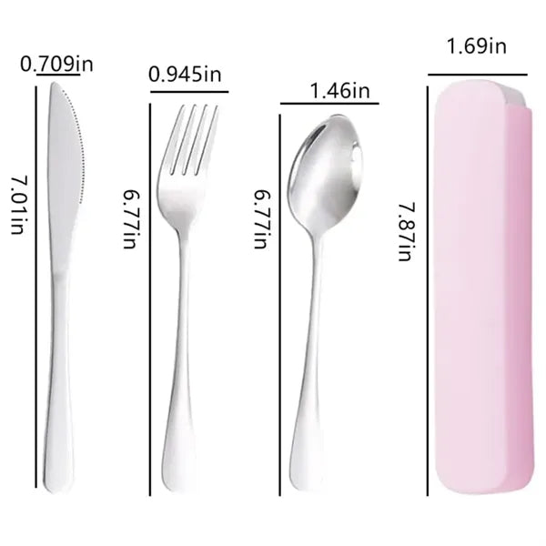 Travel Utensils with Case