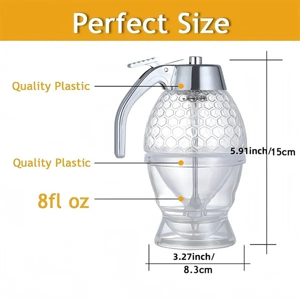 Glass Baking Syrup Honey Dispenser