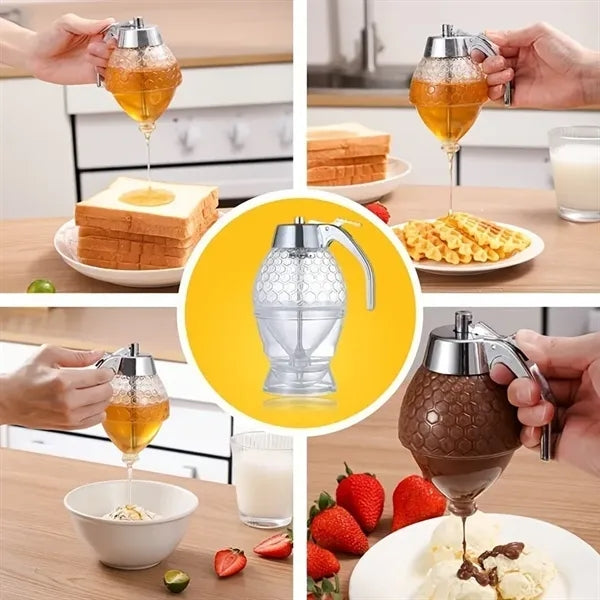 Glass Baking Syrup Honey Dispenser