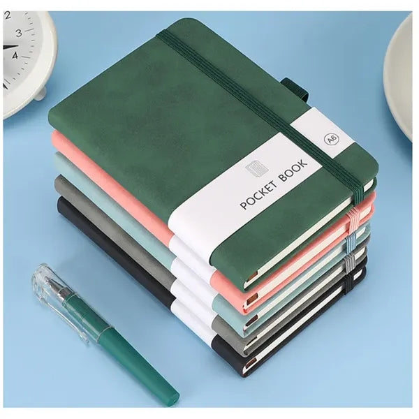 A7 PU Leather Notebook With Pen Loop