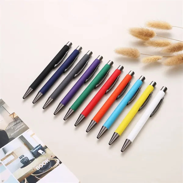 1.0mm Aluminum Retractable Ballpoint Pen