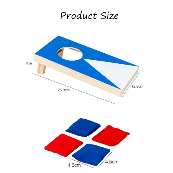 Portable Mini Desktop Cornhole Game Set