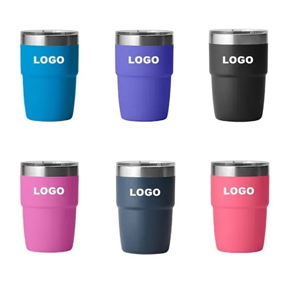 8oz Stainless Steel Tumbler With Magnetic Slide Lid