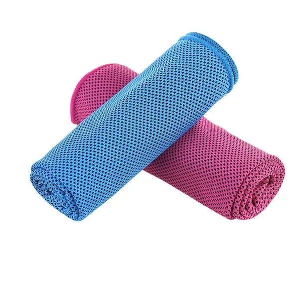 Sport Fast Drying Cooling Towel With Silicone Case