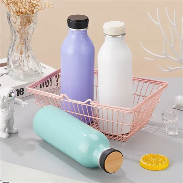 550ml Aluminum Sports Water Bottle with Lid