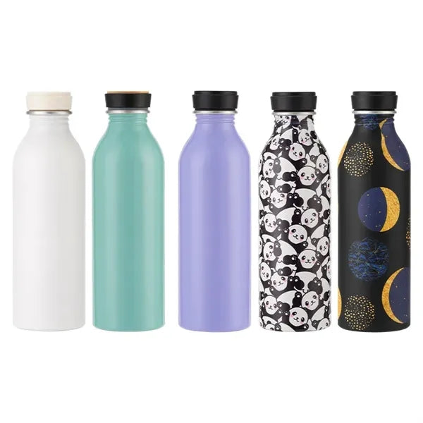 550ml Aluminum Sports Water Bottle with Lid