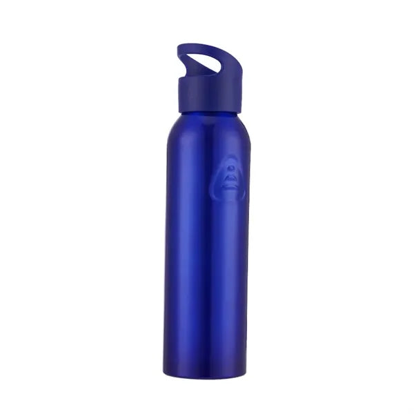 600ml Single Wall Aluminum Water Bottle with Finger Loop Lid