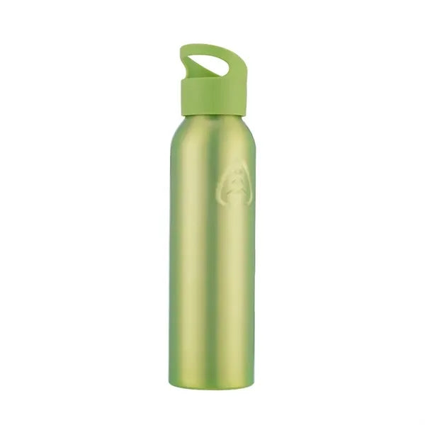 600ml Single Wall Aluminum Water Bottle with Finger Loop Lid