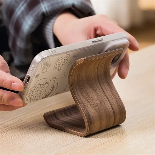 Solid Wood Phone Stand