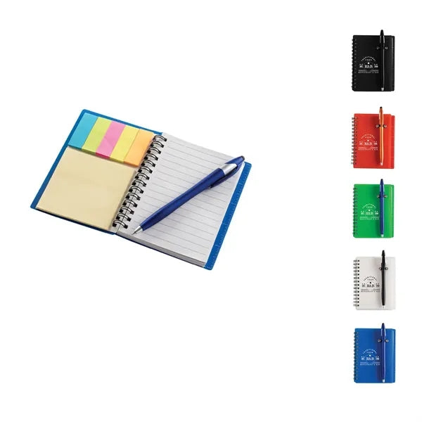Jothaven 4.15 x 5.5 Translucent Plastic Spiral Journal with