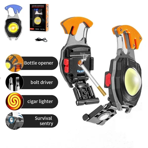 Multifunctional Portable Carabiner LED Light