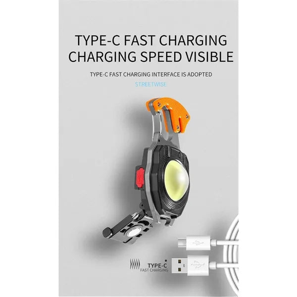 Multifunctional Portable Carabiner LED Light