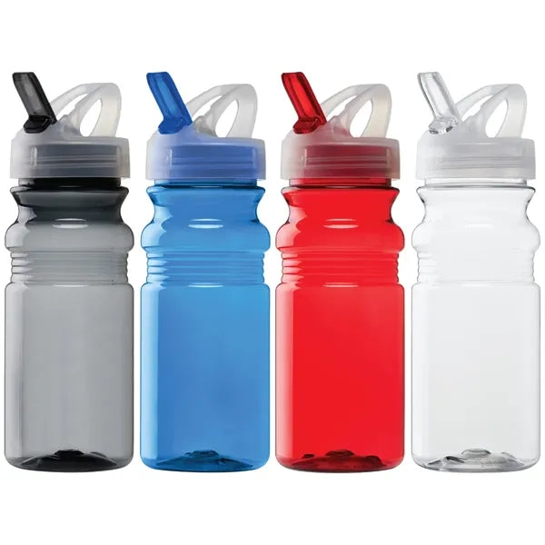 Concord 20 oz. PET Bike Bottle w/Flip Spout Lid