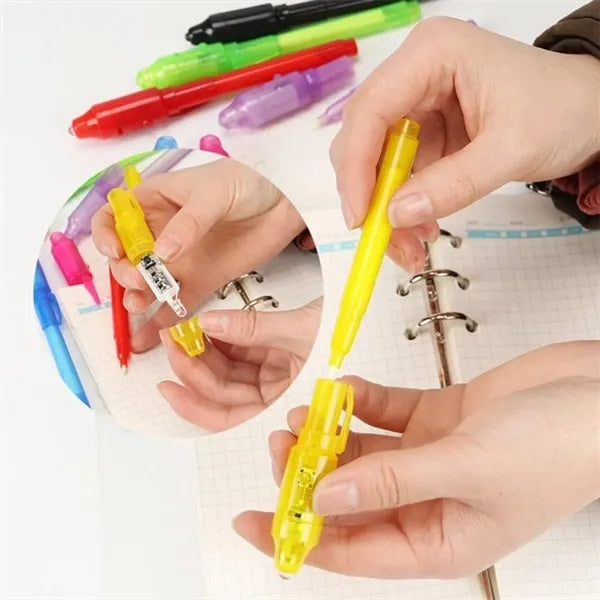 Multi-Functional Invisible Ink UV Pen