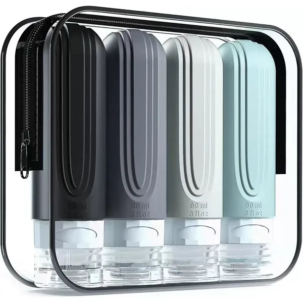 3oz Leak-Proof Travel Bottles (4-Pack)