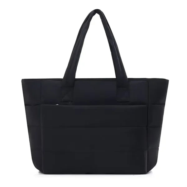 16.9in Puffy Padded Tote Bag for Daily & Travel Use
