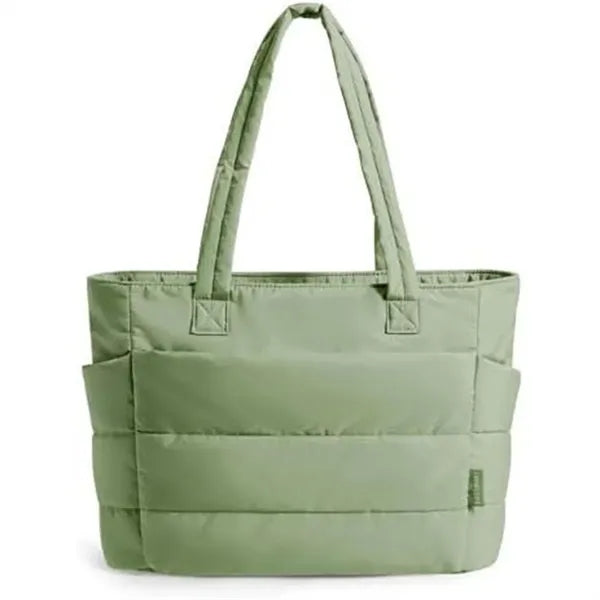 16.9in Puffy Padded Tote Bag for Daily & Travel Use