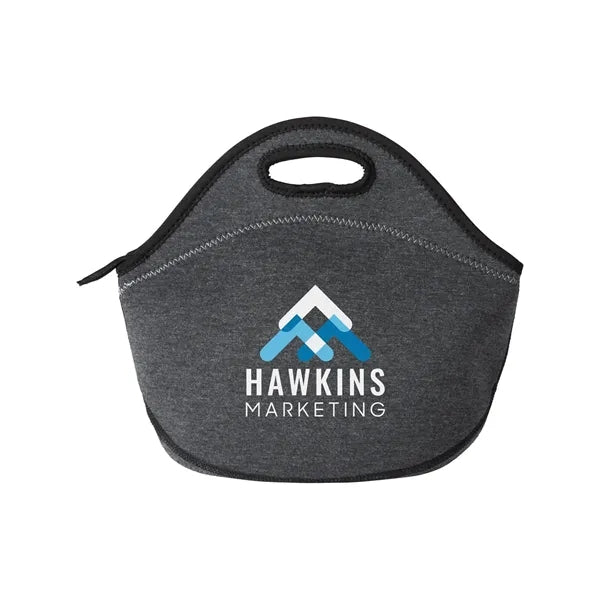 Heathered Neoprene Lunch Cooler Tote Bag