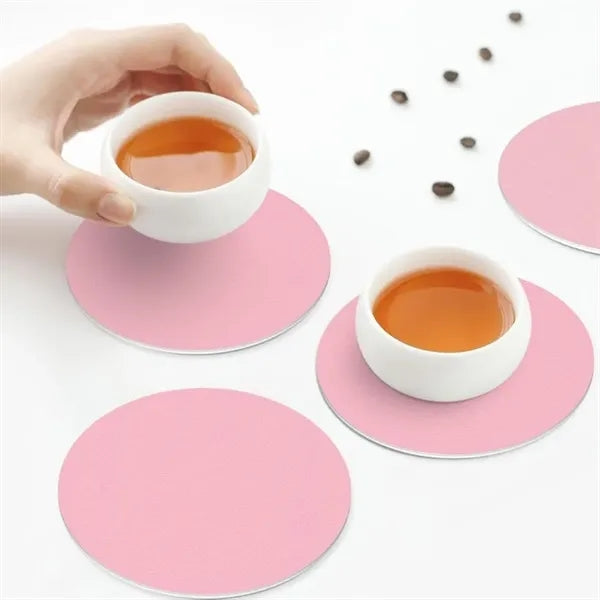 Natural Leather Coasters(Two colors on both sides)