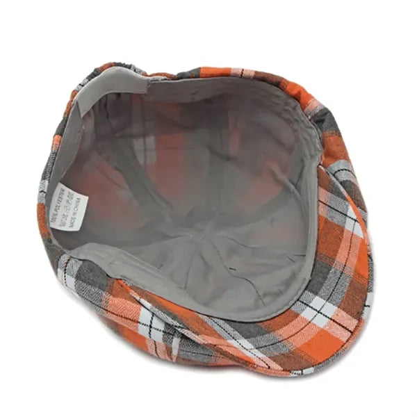 Men's and Women's Lightweight Herringbone Newsboy Cap