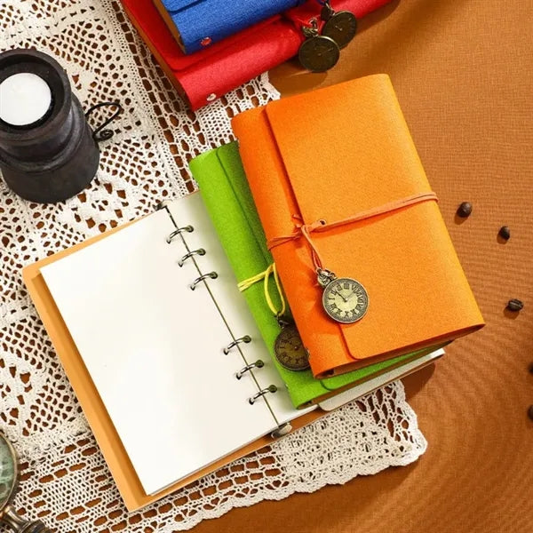 A6 Loose Leaf Soft Leather Notebook