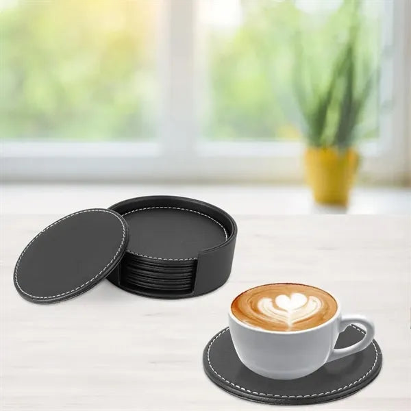 Leather Coasters for Drinks(6 Pack)