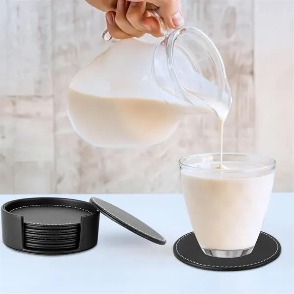 Leather Coasters for Drinks(6 Pack)