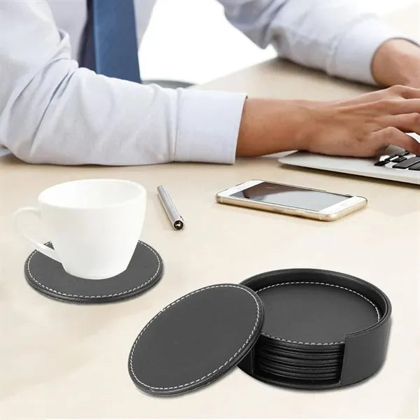 Leather Coasters for Drinks(6 Pack)