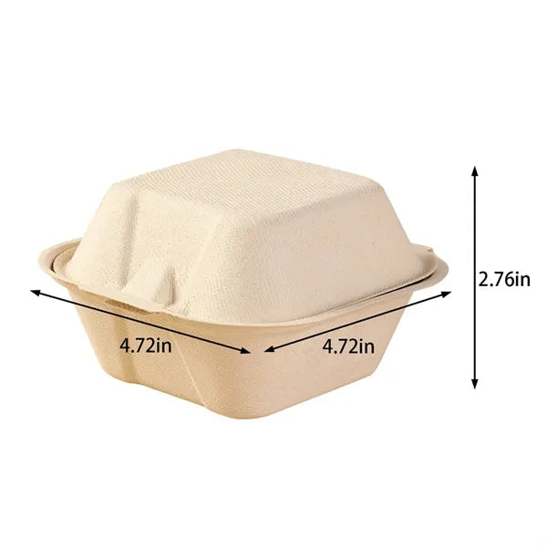 Eco-Friendly cake hamburger packaging box takeout container