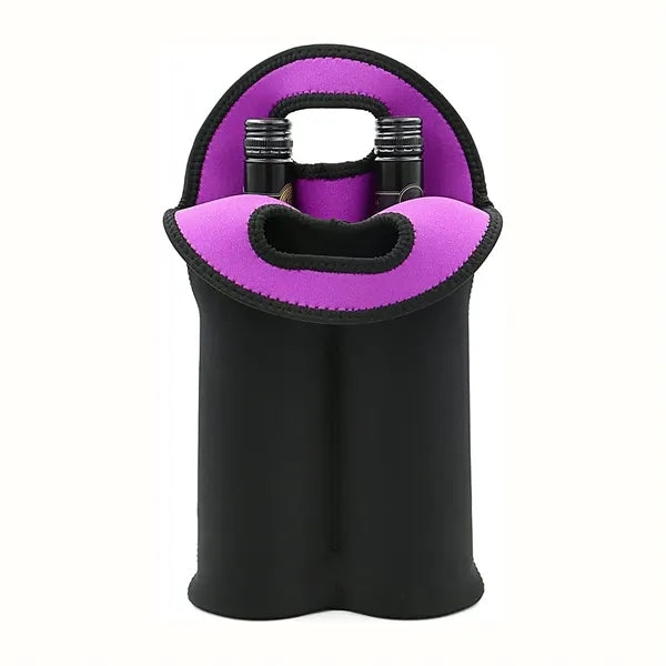 2 Bottle Wine Carrier Tote Bag